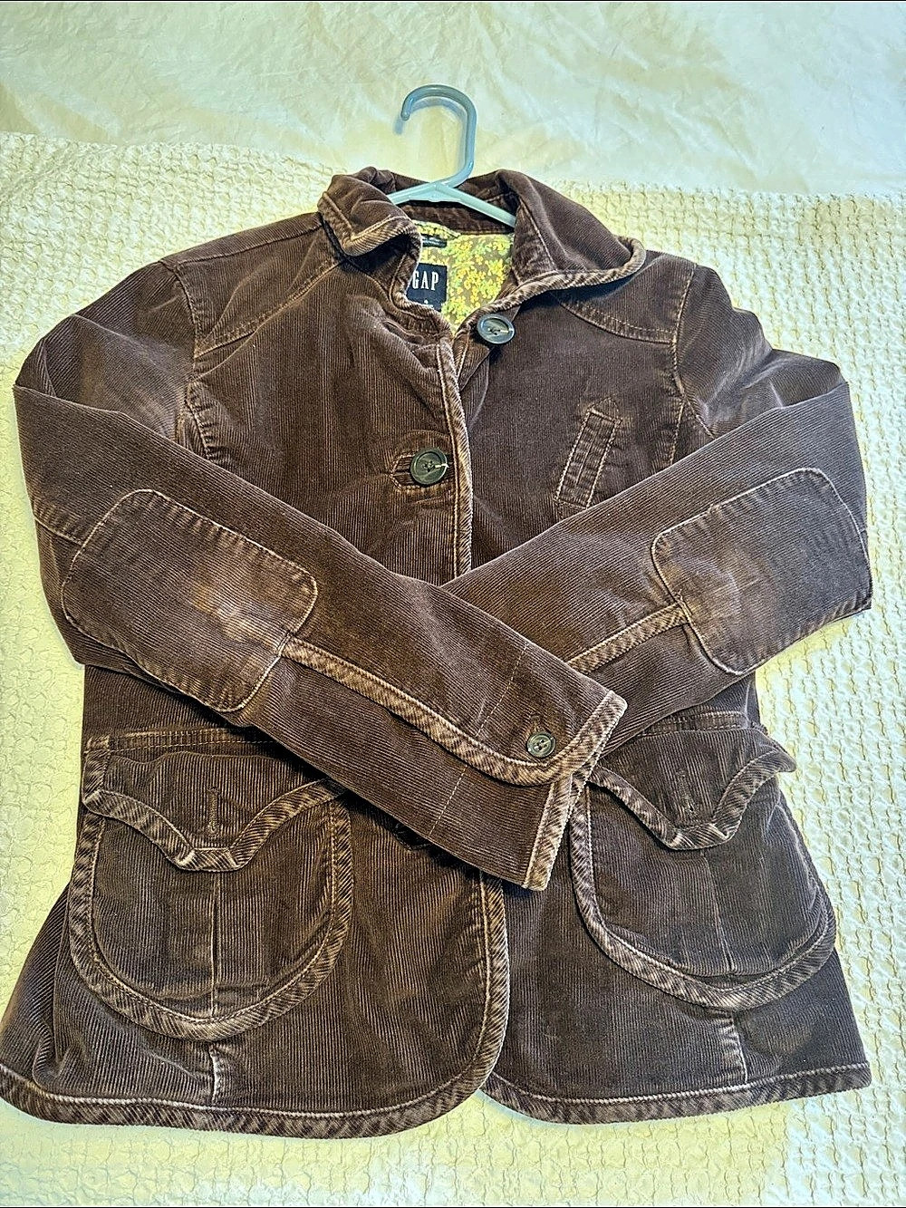 Gap Corduroy Utility Jacket in Brown